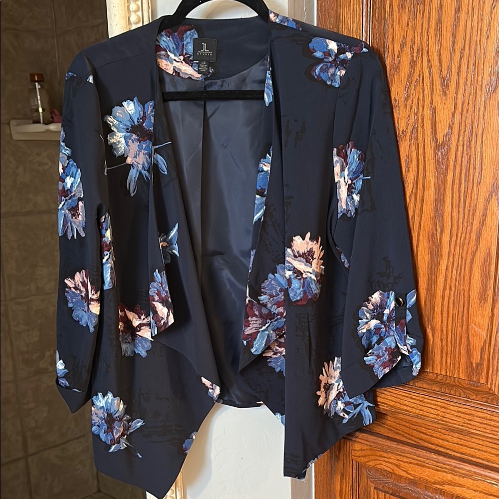 Jules & Leopold Floral Navy Blazer